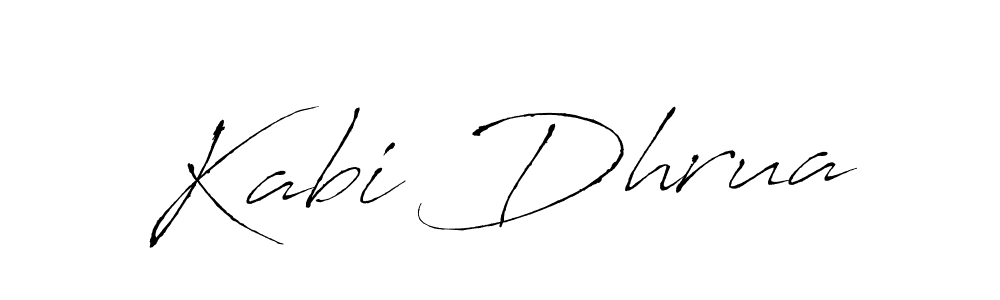 Antro_Vectra is a professional signature style that is perfect for those who want to add a touch of class to their signature. It is also a great choice for those who want to make their signature more unique. Get Kabi Dhrua name to fancy signature for free. Kabi Dhrua signature style 6 images and pictures png