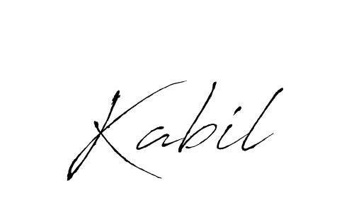 Also we have Kabil name is the best signature style. Create professional handwritten signature collection using Antro_Vectra autograph style. Kabil signature style 6 images and pictures png