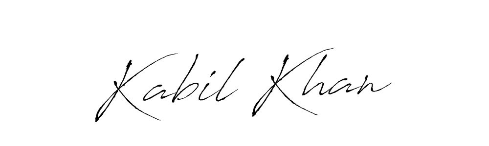 How to make Kabil Khan signature? Antro_Vectra is a professional autograph style. Create handwritten signature for Kabil Khan name. Kabil Khan signature style 6 images and pictures png