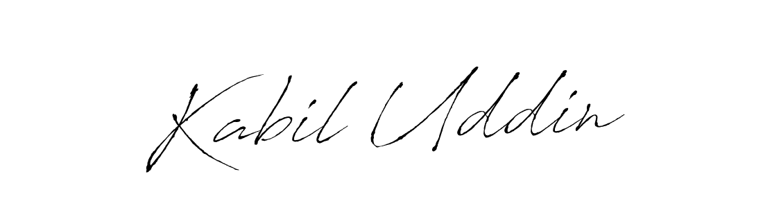 Also we have Kabil Uddin name is the best signature style. Create professional handwritten signature collection using Antro_Vectra autograph style. Kabil Uddin signature style 6 images and pictures png