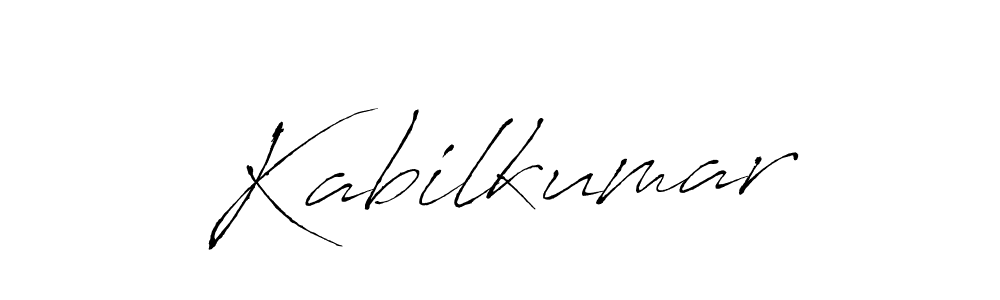 Make a beautiful signature design for name Kabilkumar. With this signature (Antro_Vectra) style, you can create a handwritten signature for free. Kabilkumar signature style 6 images and pictures png