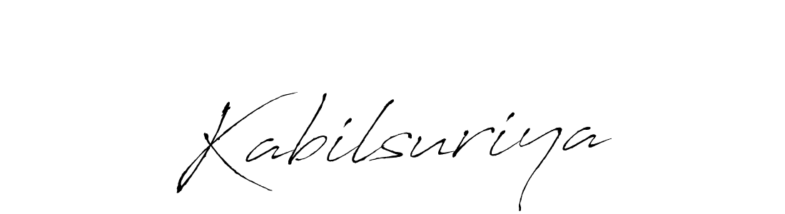 Once you've used our free online signature maker to create your best signature Antro_Vectra style, it's time to enjoy all of the benefits that Kabilsuriya name signing documents. Kabilsuriya signature style 6 images and pictures png