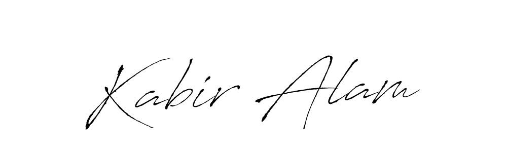 Kabir Alam stylish signature style. Best Handwritten Sign (Antro_Vectra) for my name. Handwritten Signature Collection Ideas for my name Kabir Alam. Kabir Alam signature style 6 images and pictures png