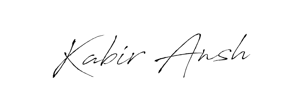 Also You can easily find your signature by using the search form. We will create Kabir Ansh name handwritten signature images for you free of cost using Antro_Vectra sign style. Kabir Ansh signature style 6 images and pictures png