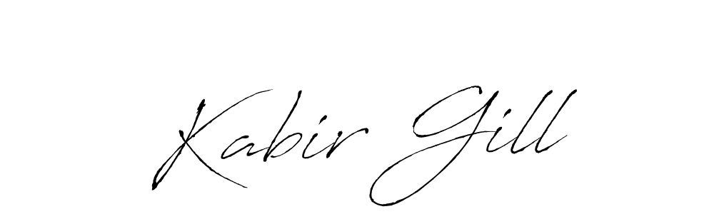 You should practise on your own different ways (Antro_Vectra) to write your name (Kabir Gill) in signature. don't let someone else do it for you. Kabir Gill signature style 6 images and pictures png