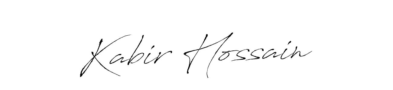 Use a signature maker to create a handwritten signature online. With this signature software, you can design (Antro_Vectra) your own signature for name Kabir Hossain. Kabir Hossain signature style 6 images and pictures png