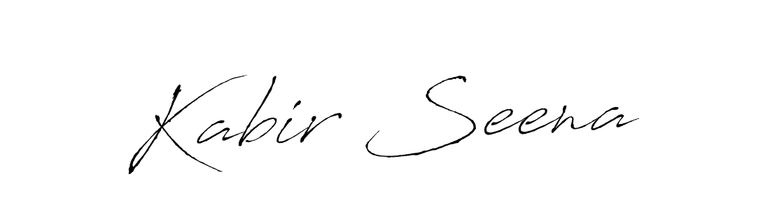 Create a beautiful signature design for name Kabir Seena. With this signature (Antro_Vectra) fonts, you can make a handwritten signature for free. Kabir Seena signature style 6 images and pictures png