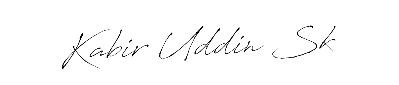 How to make Kabir Uddin Sk signature? Antro_Vectra is a professional autograph style. Create handwritten signature for Kabir Uddin Sk name. Kabir Uddin Sk signature style 6 images and pictures png