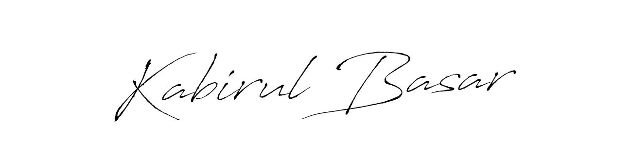 How to make Kabirul Basar signature? Antro_Vectra is a professional autograph style. Create handwritten signature for Kabirul Basar name. Kabirul Basar signature style 6 images and pictures png