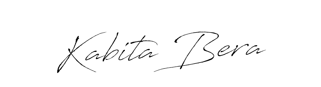 Antro_Vectra is a professional signature style that is perfect for those who want to add a touch of class to their signature. It is also a great choice for those who want to make their signature more unique. Get Kabita Bera name to fancy signature for free. Kabita Bera signature style 6 images and pictures png