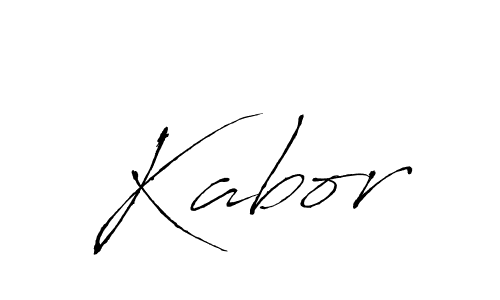 Design your own signature with our free online signature maker. With this signature software, you can create a handwritten (Antro_Vectra) signature for name Kabor. Kabor signature style 6 images and pictures png