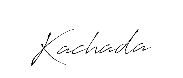 How to make Kachada signature? Antro_Vectra is a professional autograph style. Create handwritten signature for Kachada name. Kachada signature style 6 images and pictures png