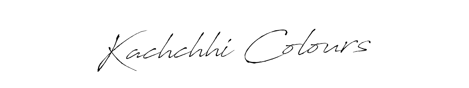 Make a beautiful signature design for name Kachchhi Colours. With this signature (Antro_Vectra) style, you can create a handwritten signature for free. Kachchhi Colours signature style 6 images and pictures png