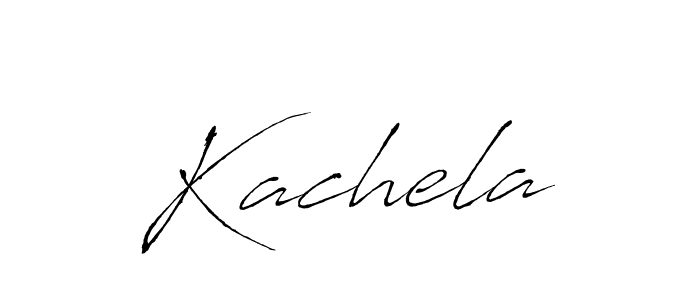 Design your own signature with our free online signature maker. With this signature software, you can create a handwritten (Antro_Vectra) signature for name Kachela. Kachela signature style 6 images and pictures png