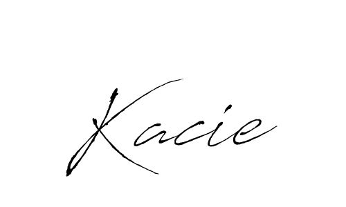 How to make Kacie name signature. Use Antro_Vectra style for creating short signs online. This is the latest handwritten sign. Kacie signature style 6 images and pictures png