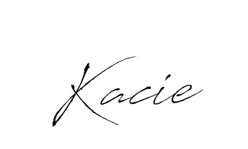 You should practise on your own different ways (Antro_Vectra) to write your name (Kacie) in signature. don't let someone else do it for you. Kacie signature style 6 images and pictures png