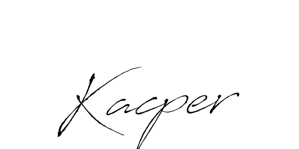 Best and Professional Signature Style for Kacper. Antro_Vectra Best Signature Style Collection. Kacper signature style 6 images and pictures png