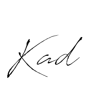 How to make Kad name signature. Use Antro_Vectra style for creating short signs online. This is the latest handwritten sign. Kad signature style 6 images and pictures png