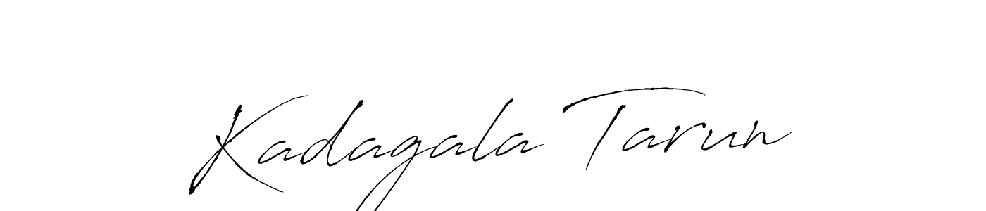 Antro_Vectra is a professional signature style that is perfect for those who want to add a touch of class to their signature. It is also a great choice for those who want to make their signature more unique. Get Kadagala Tarun name to fancy signature for free. Kadagala Tarun signature style 6 images and pictures png