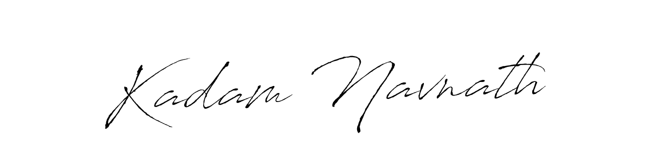 How to make Kadam Navnath name signature. Use Antro_Vectra style for creating short signs online. This is the latest handwritten sign. Kadam Navnath signature style 6 images and pictures png