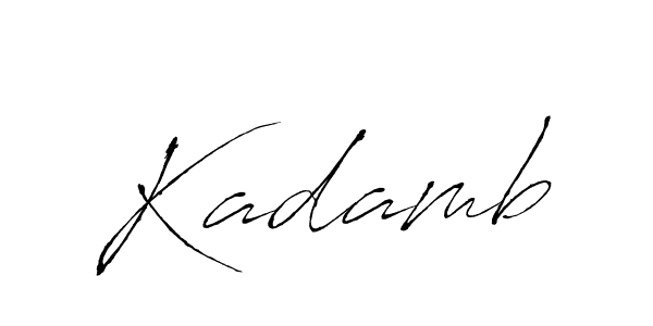 How to make Kadamb name signature. Use Antro_Vectra style for creating short signs online. This is the latest handwritten sign. Kadamb signature style 6 images and pictures png