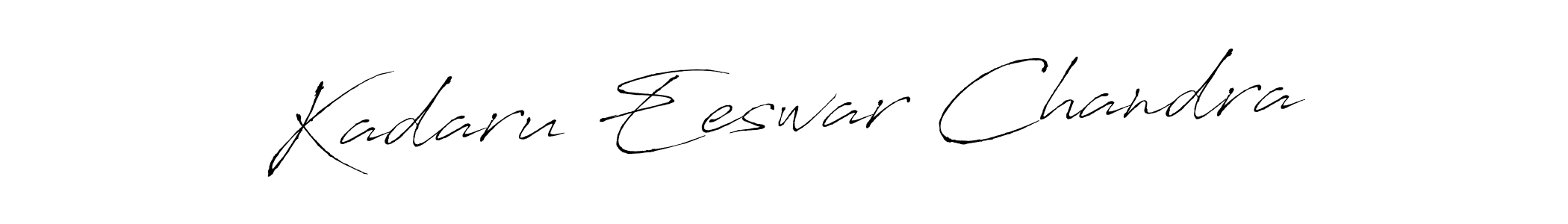Also we have Kadaru Eeswar Chandra name is the best signature style. Create professional handwritten signature collection using Antro_Vectra autograph style. Kadaru Eeswar Chandra signature style 6 images and pictures png