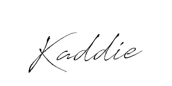 Also we have Kaddie name is the best signature style. Create professional handwritten signature collection using Antro_Vectra autograph style. Kaddie signature style 6 images and pictures png