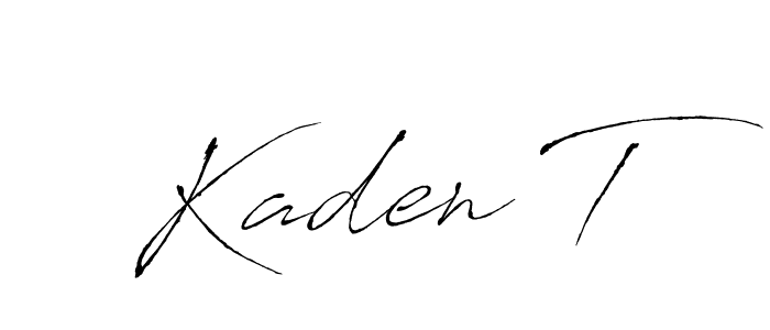 It looks lik you need a new signature style for name Kaden T. Design unique handwritten (Antro_Vectra) signature with our free signature maker in just a few clicks. Kaden T signature style 6 images and pictures png