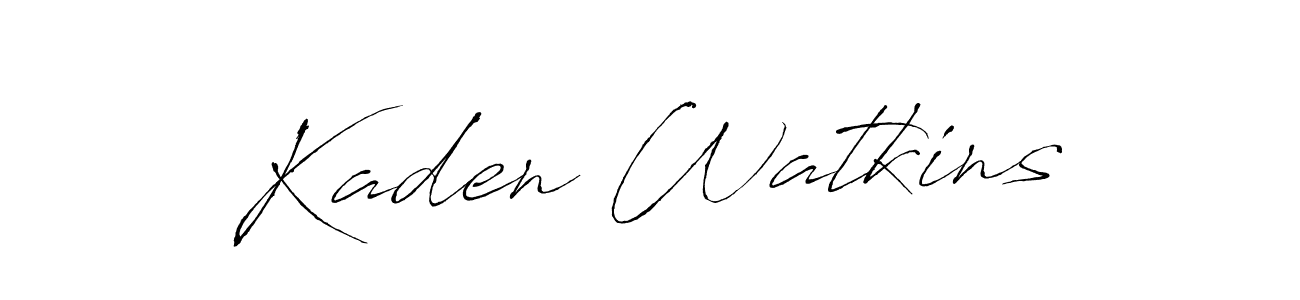 if you are searching for the best signature style for your name Kaden Watkins. so please give up your signature search. here we have designed multiple signature styles  using Antro_Vectra. Kaden Watkins signature style 6 images and pictures png