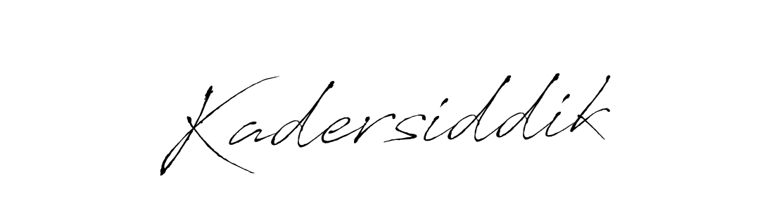 Make a beautiful signature design for name Kadersiddik. With this signature (Antro_Vectra) style, you can create a handwritten signature for free. Kadersiddik signature style 6 images and pictures png