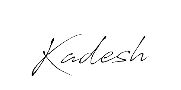Design your own signature with our free online signature maker. With this signature software, you can create a handwritten (Antro_Vectra) signature for name Kadesh. Kadesh signature style 6 images and pictures png