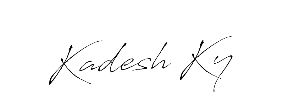 Kadesh Ky stylish signature style. Best Handwritten Sign (Antro_Vectra) for my name. Handwritten Signature Collection Ideas for my name Kadesh Ky. Kadesh Ky signature style 6 images and pictures png
