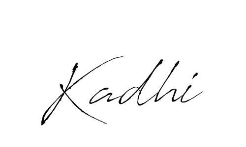 Kadhi stylish signature style. Best Handwritten Sign (Antro_Vectra) for my name. Handwritten Signature Collection Ideas for my name Kadhi. Kadhi signature style 6 images and pictures png