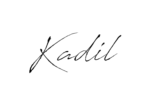 Also we have Kadil name is the best signature style. Create professional handwritten signature collection using Antro_Vectra autograph style. Kadil signature style 6 images and pictures png