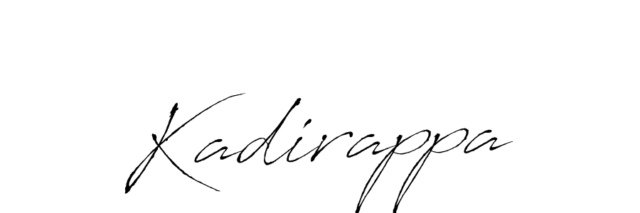 Create a beautiful signature design for name Kadirappa. With this signature (Antro_Vectra) fonts, you can make a handwritten signature for free. Kadirappa signature style 6 images and pictures png