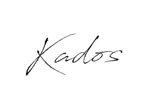 Make a beautiful signature design for name Kados. With this signature (Antro_Vectra) style, you can create a handwritten signature for free. Kados signature style 6 images and pictures png