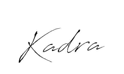 Design your own signature with our free online signature maker. With this signature software, you can create a handwritten (Antro_Vectra) signature for name Kadra. Kadra signature style 6 images and pictures png