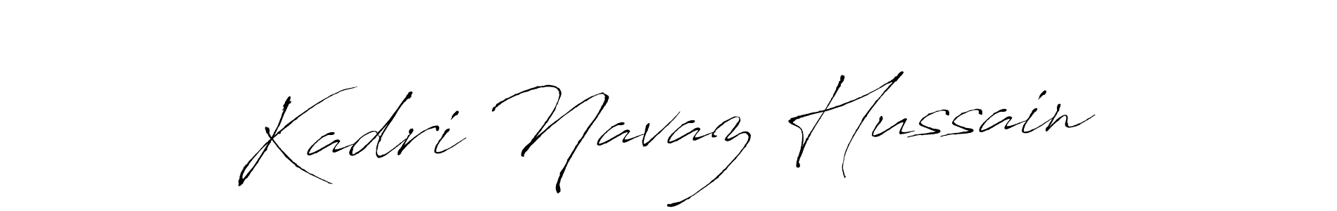 Kadri Navaz Hussain stylish signature style. Best Handwritten Sign (Antro_Vectra) for my name. Handwritten Signature Collection Ideas for my name Kadri Navaz Hussain. Kadri Navaz Hussain signature style 6 images and pictures png