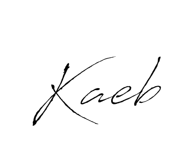 Kaeb stylish signature style. Best Handwritten Sign (Antro_Vectra) for my name. Handwritten Signature Collection Ideas for my name Kaeb. Kaeb signature style 6 images and pictures png