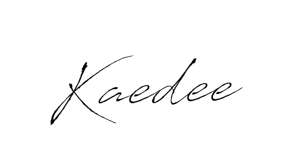 Create a beautiful signature design for name Kaedee. With this signature (Antro_Vectra) fonts, you can make a handwritten signature for free. Kaedee signature style 6 images and pictures png