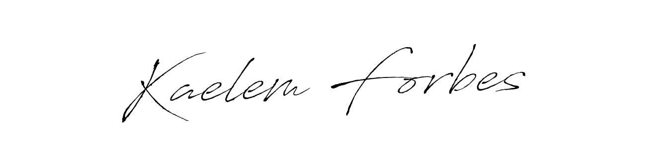 Antro_Vectra is a professional signature style that is perfect for those who want to add a touch of class to their signature. It is also a great choice for those who want to make their signature more unique. Get Kaelem Forbes name to fancy signature for free. Kaelem Forbes signature style 6 images and pictures png