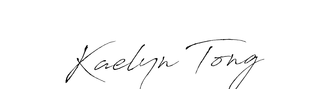 Make a beautiful signature design for name Kaelyn Tong. With this signature (Antro_Vectra) style, you can create a handwritten signature for free. Kaelyn Tong signature style 6 images and pictures png