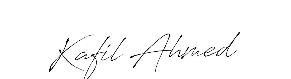 Create a beautiful signature design for name Kafil Ahmed. With this signature (Antro_Vectra) fonts, you can make a handwritten signature for free. Kafil Ahmed signature style 6 images and pictures png