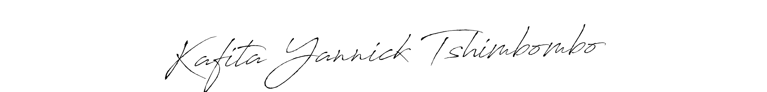 Make a beautiful signature design for name Kafita Yannick Tshimbombo. With this signature (Antro_Vectra) style, you can create a handwritten signature for free. Kafita Yannick Tshimbombo signature style 6 images and pictures png