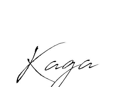 Also we have Kaga name is the best signature style. Create professional handwritten signature collection using Antro_Vectra autograph style. Kaga signature style 6 images and pictures png