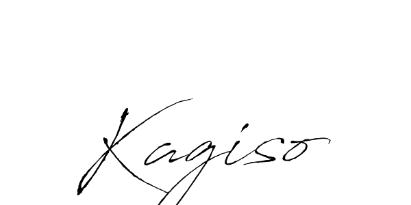 Design your own signature with our free online signature maker. With this signature software, you can create a handwritten (Antro_Vectra) signature for name Kagiso. Kagiso signature style 6 images and pictures png