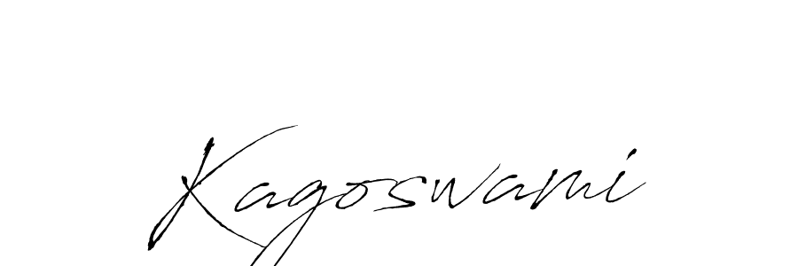 How to make Kagoswami name signature. Use Antro_Vectra style for creating short signs online. This is the latest handwritten sign. Kagoswami signature style 6 images and pictures png
