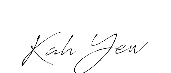 Kah Yew stylish signature style. Best Handwritten Sign (Antro_Vectra) for my name. Handwritten Signature Collection Ideas for my name Kah Yew. Kah Yew signature style 6 images and pictures png