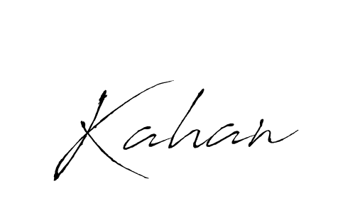 if you are searching for the best signature style for your name Kahan. so please give up your signature search. here we have designed multiple signature styles  using Antro_Vectra. Kahan signature style 6 images and pictures png