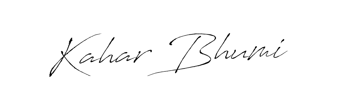 How to make Kahar Bhumi signature? Antro_Vectra is a professional autograph style. Create handwritten signature for Kahar Bhumi name. Kahar Bhumi signature style 6 images and pictures png